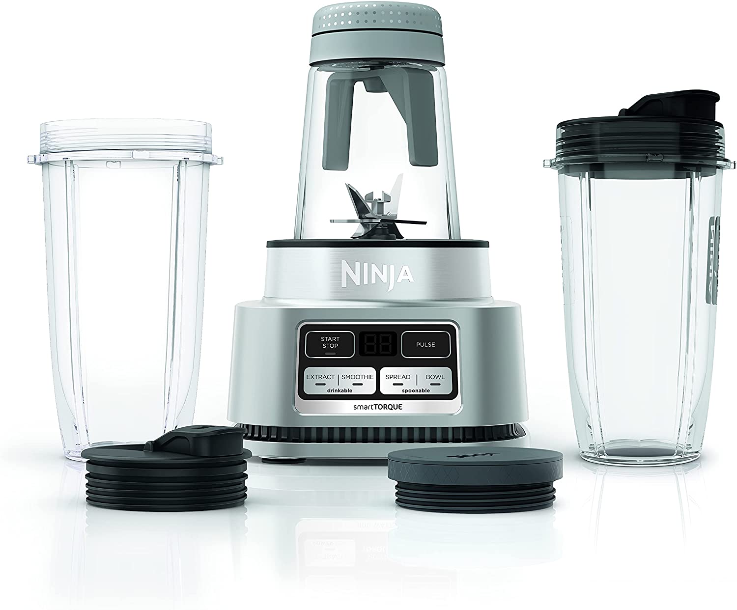 Ninja SS100 1100W 2 Auto-iQ Foodi Smoothie Bowl Maker and Nutrient Extractor