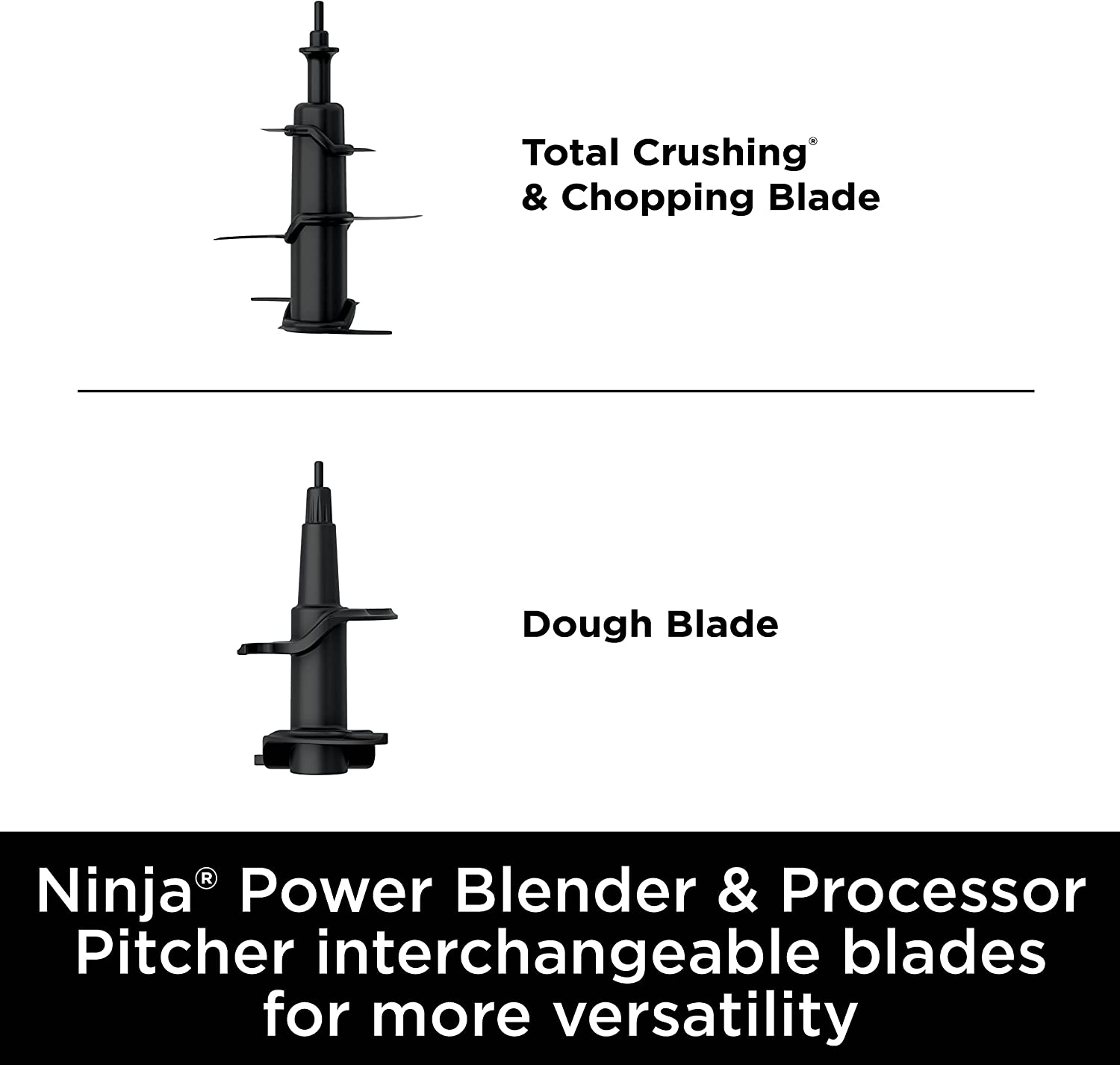 Ninja SS201 1400WP 6 Auto-iQ Presets Foodi Power Blender & Processor 3-in-1 Blender and Food Processor