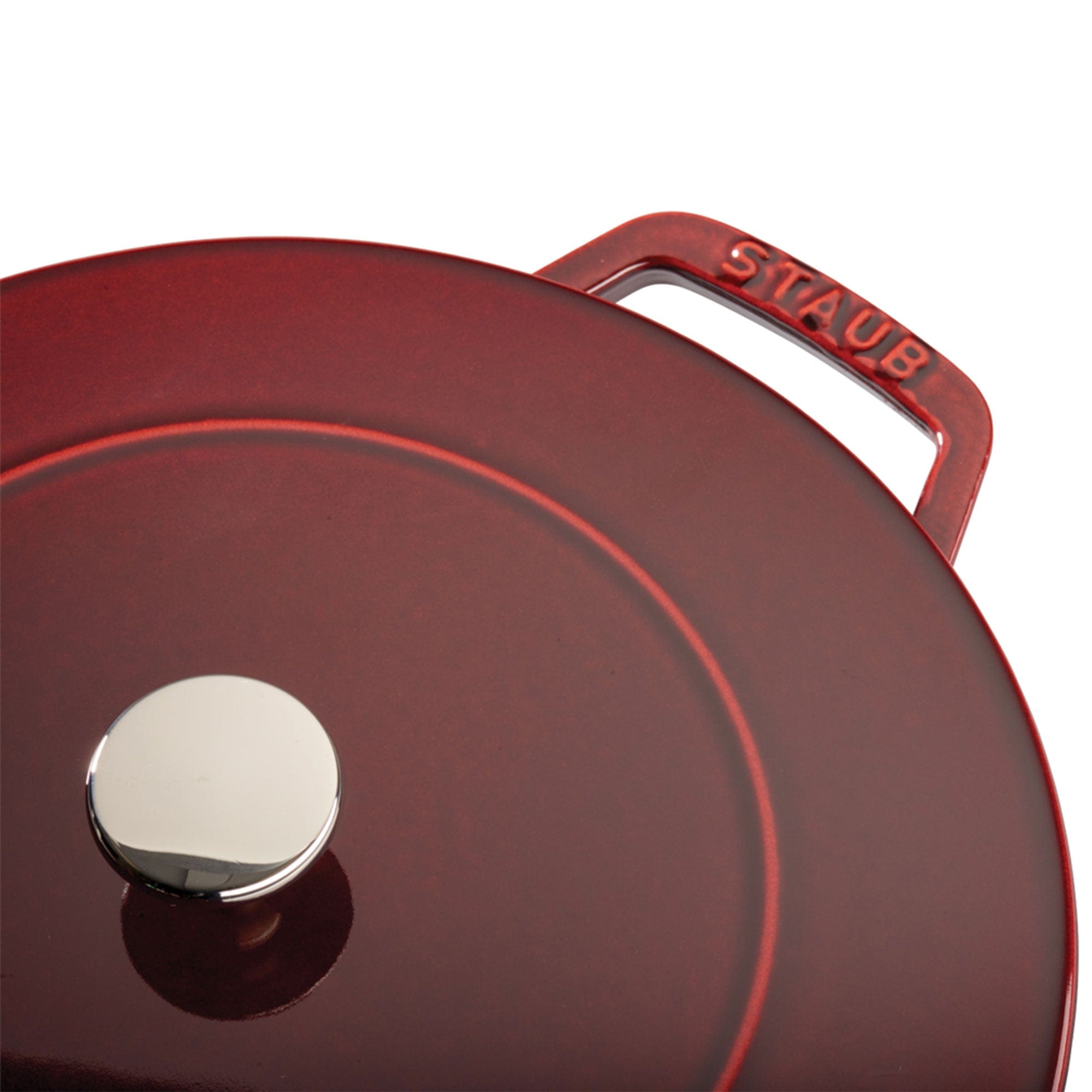 Staub Cast Iron 3.75-qt Essential French Oven - Grenadine