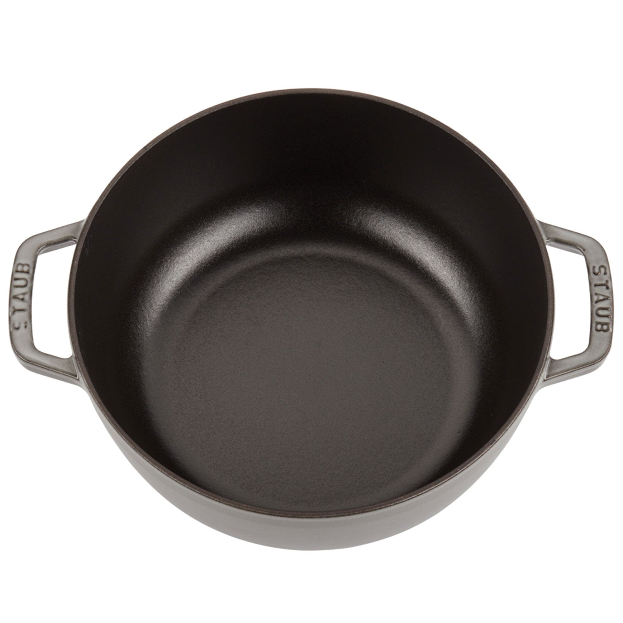 Staub Cast Iron 3.75-qt Essential French Oven - Graphite Grey