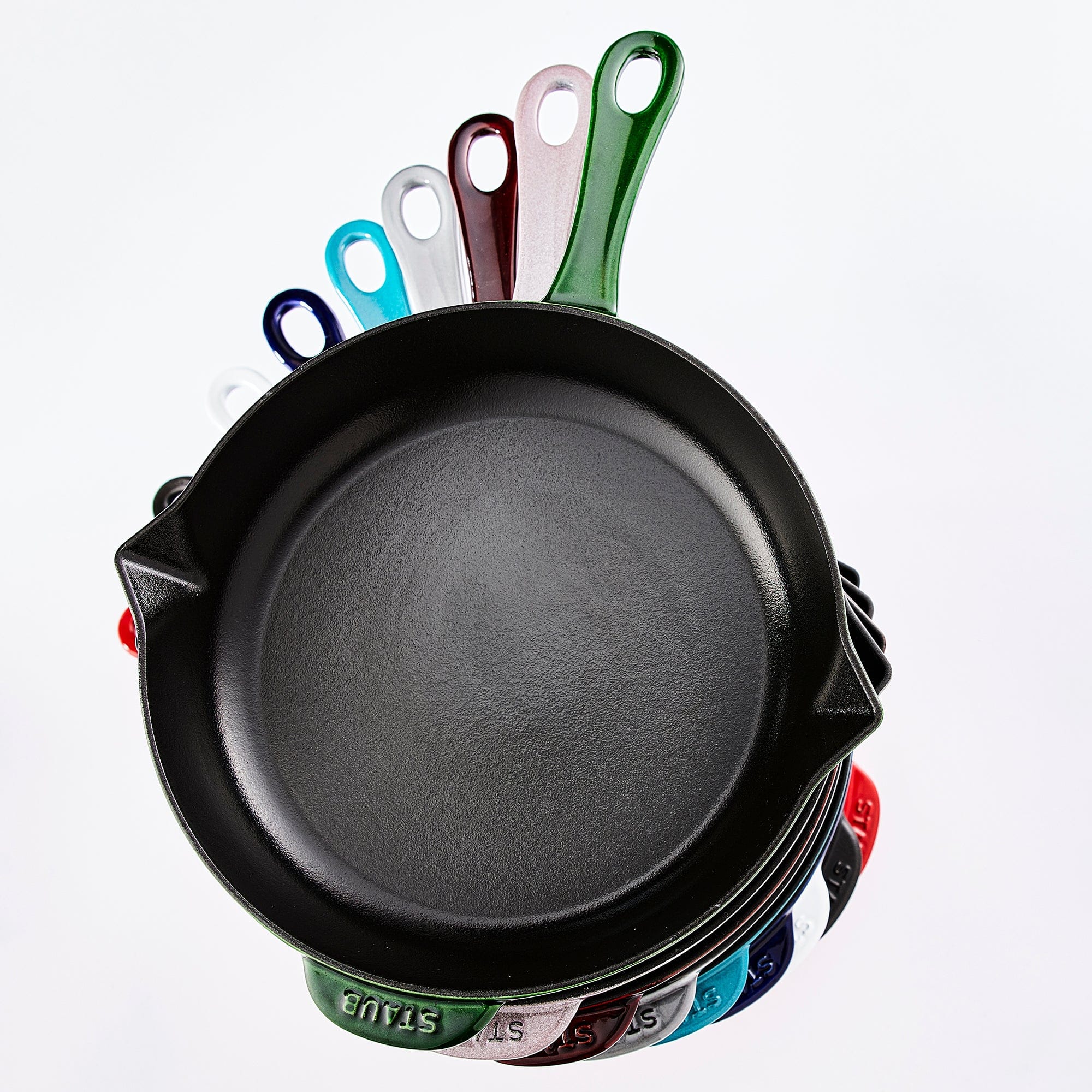 Staub Cast Iron 10-inch Fry Pan - Basil