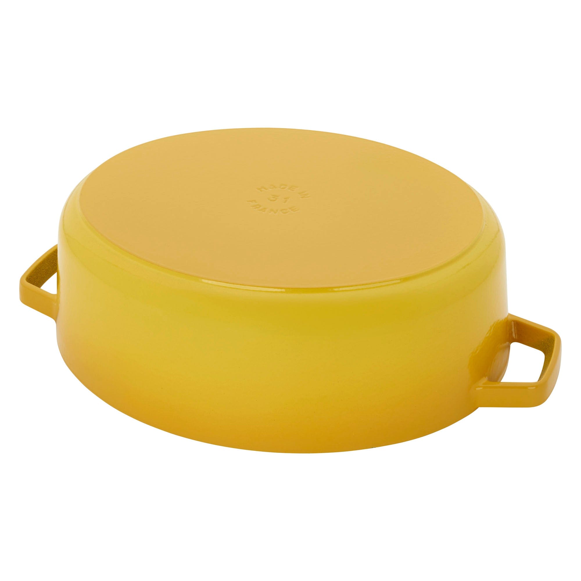 Staub Cast Iron 6.25-qt Shallow Oval Dutch Oven - Citron