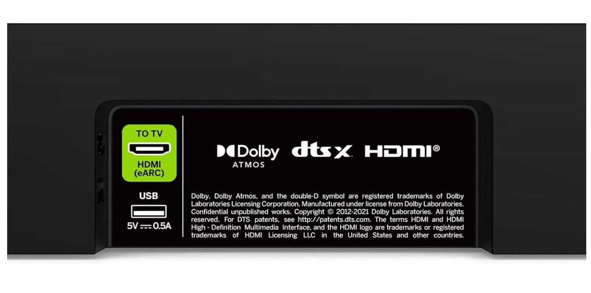 Vizio 5.1 Channel Dolby Atmos 33" Soundbar System - Open Box