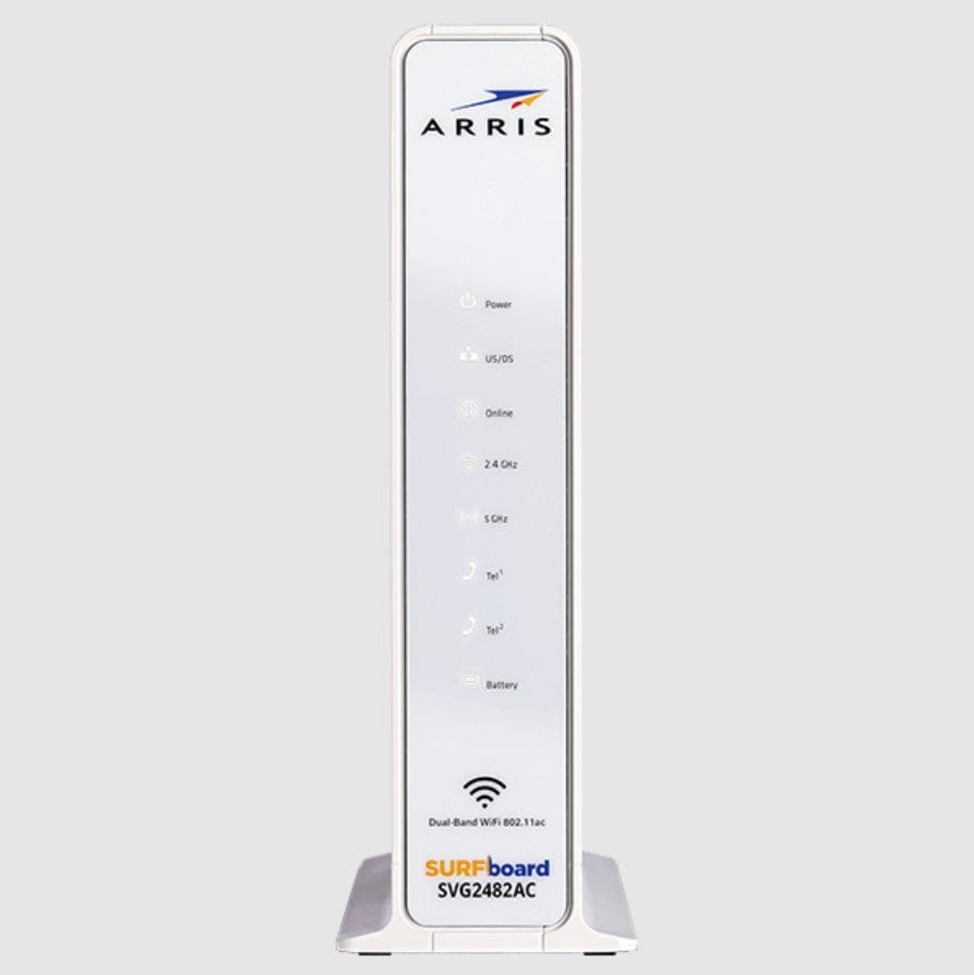 Arris SVG2482AC SURFboard Cable Modem DOCSIS 3.0 AC1750 Dual Band WiFi Router - Certified Refurbished