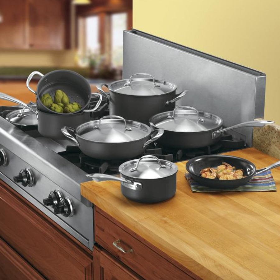 Cuisinart GreenGourmet Hard Anodized 12 Piece Set, Black