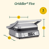 Cuisinart Griddler® Five, Silver
