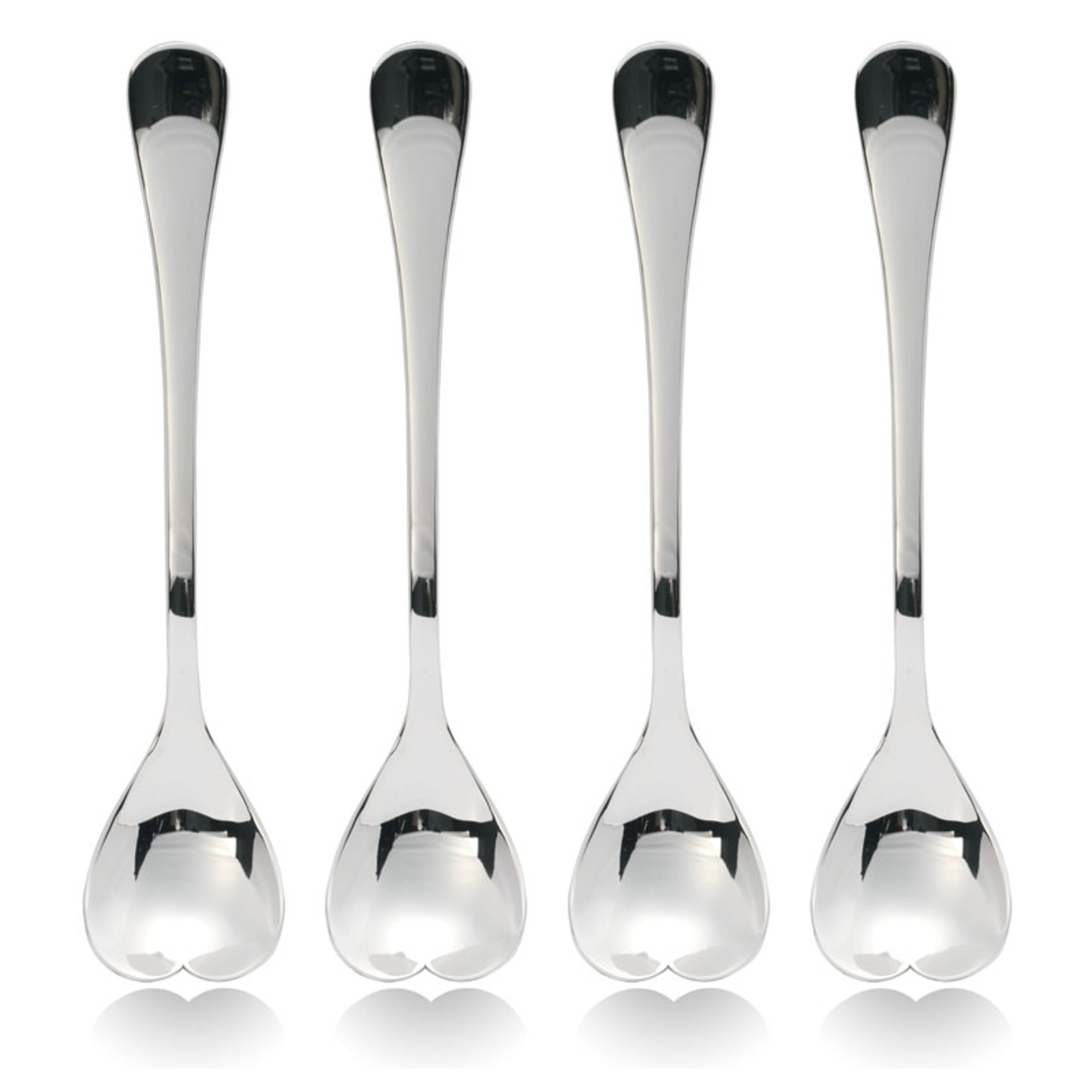Towle T5271444 Irresistible 18.0 Stainless Steel Heart Shaped S4 Ice Cream Spoons