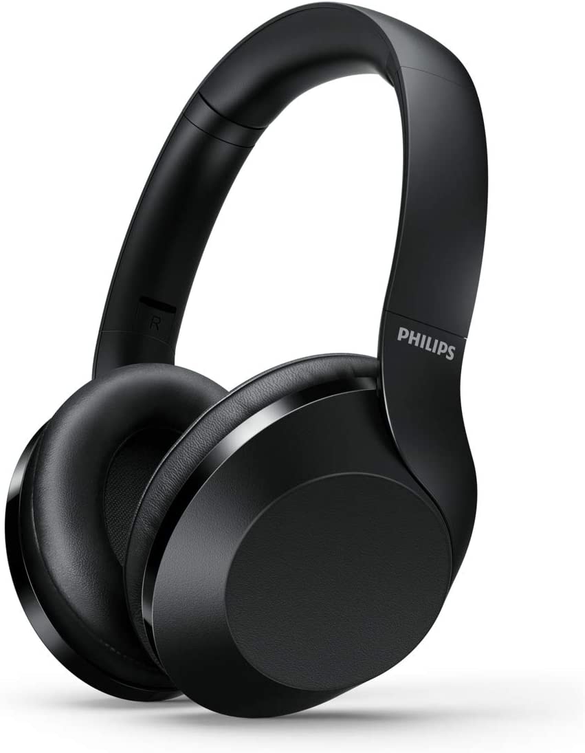 Philips TAPH802BK-RB Noise Isolation Stereo with Hi-Res Audio Over-Ear Bluetooth Headphones - Certified Refurbished