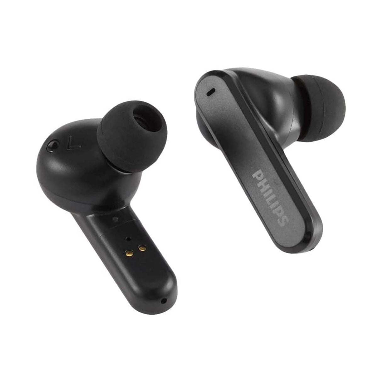 Philips True Wireless Headphones with Charging Case, Black