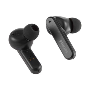 Philips True Wireless Headphones with Charging Case, Black