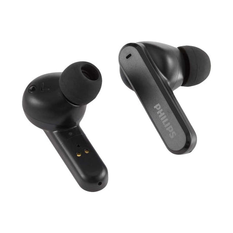 Philips True Wireless Headphones with Charging Case, Black