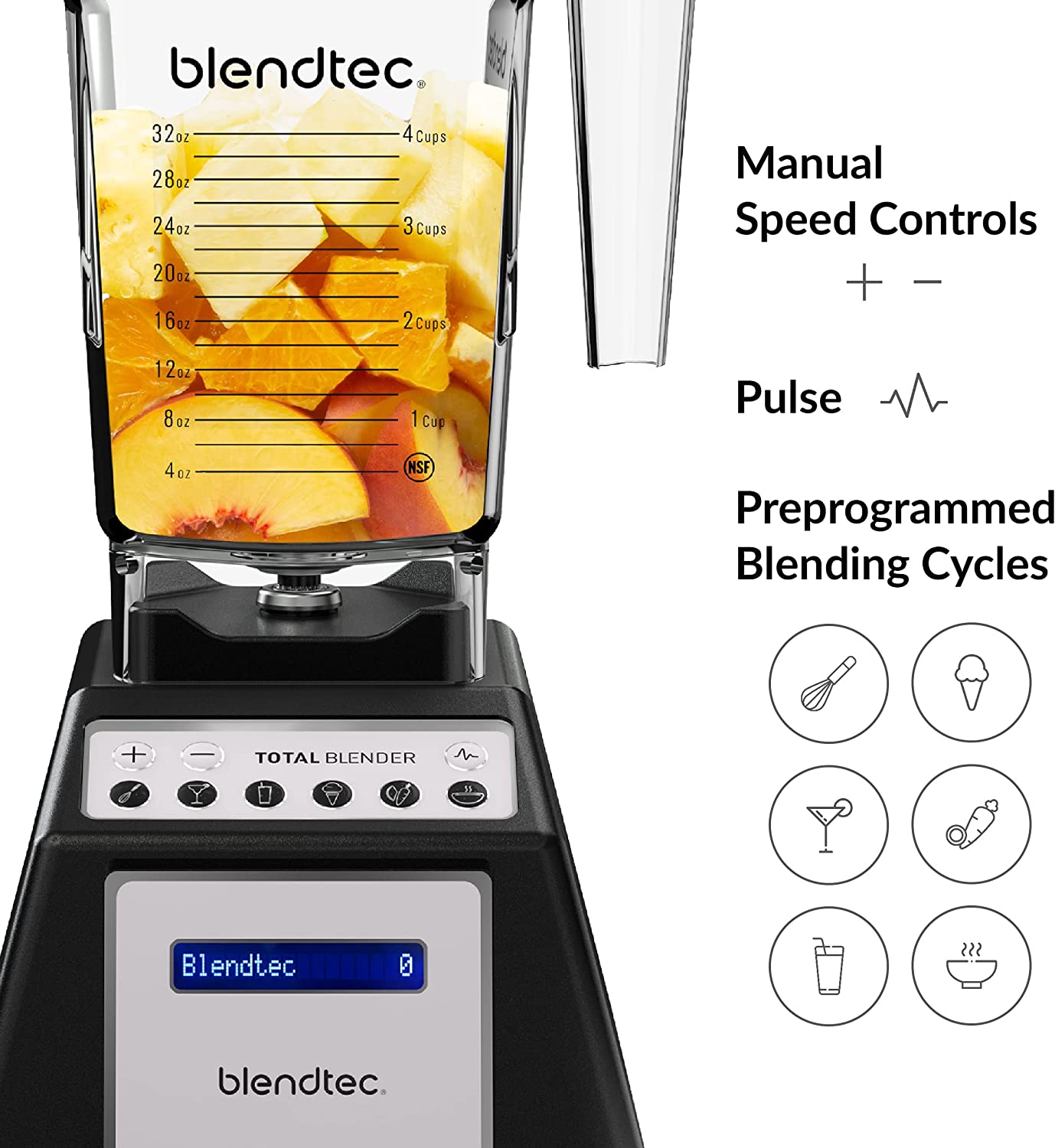 Blendtec TB-6 Total Classic Blender - Certified Refurbished