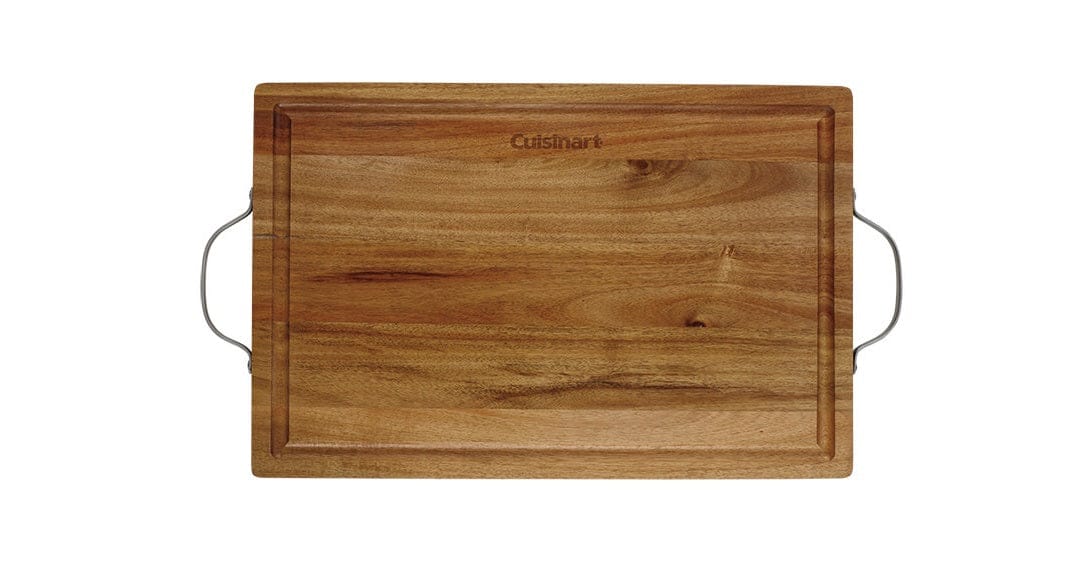 Cuisinart 18" Acacia Carving Board with Handles, Wood