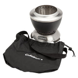 Cuisinart 7.5” Cleanburn Smokeless Table Top Fire Pit, Silver & Black