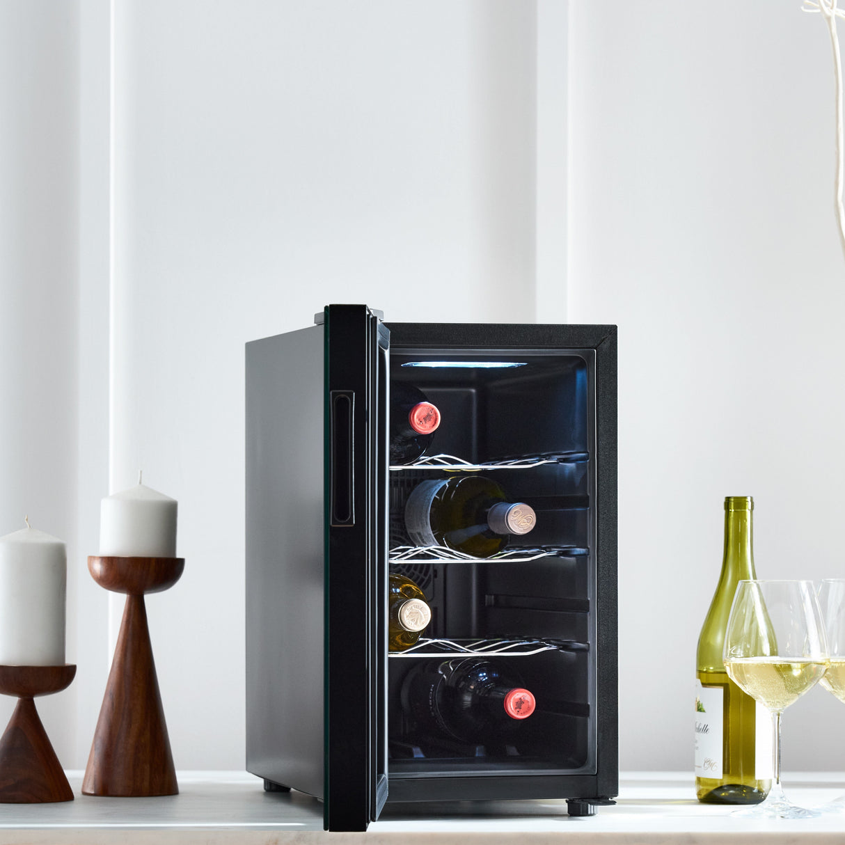 Cuisinart Private Reserve 8-Bottle Wine Cellar, Black