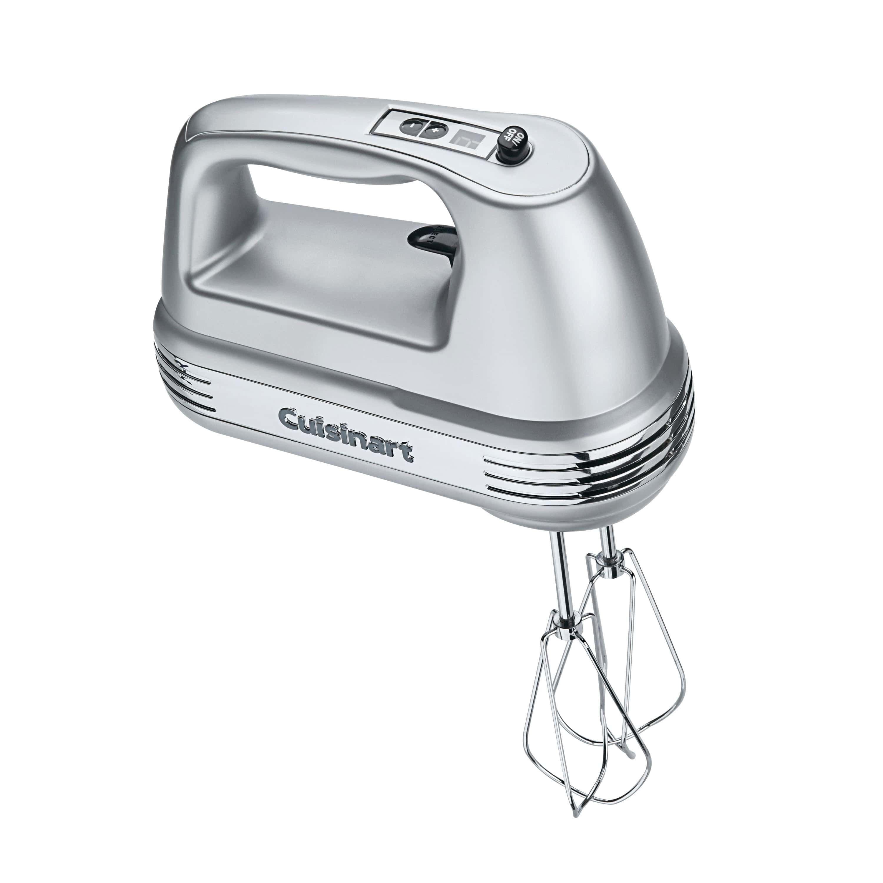 Cuisinart Power Advantage PLUS 9 Speed Hand Mixer with Storage Case, Brushed Chrome