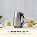 Cuisinart PerfecTemp® Cordless Electric Kettle, Silver
