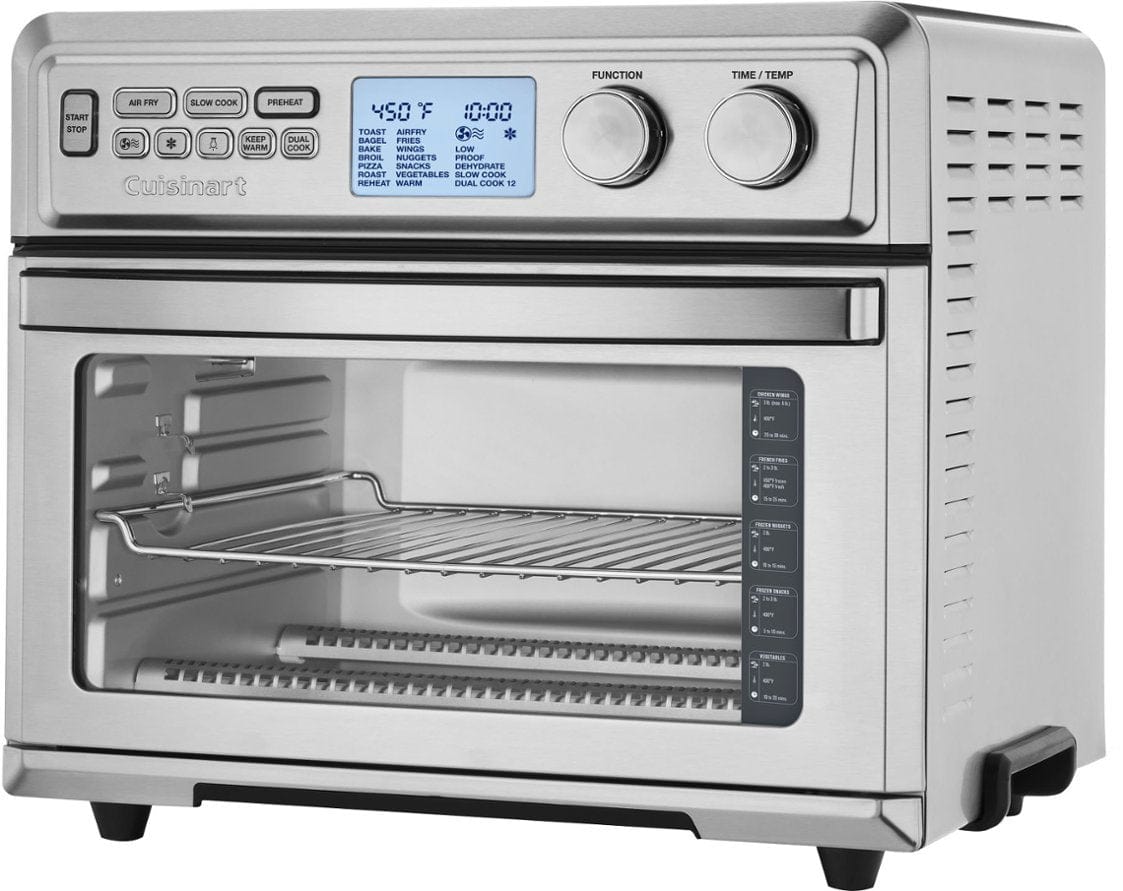 Cuisinart 1800W Premium Digital Air Fryer Toaster Oven, Stainless Steel - Certified Refurbished