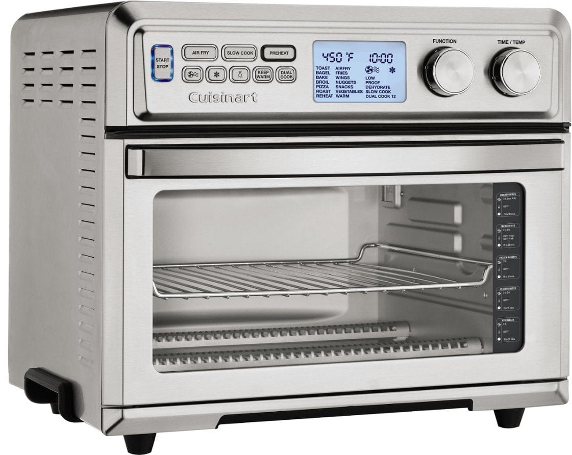 Cuisinart 1800W Premium Digital Air Fryer Toaster Oven, Stainless Steel - Certified Refurbished