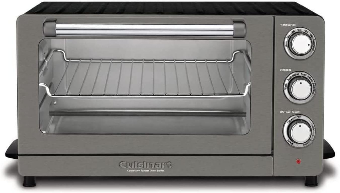Cuisinart TOB-60N2BKS2FR Convection Toaster Oven Broiler Black Stainless - Certified Refurbished