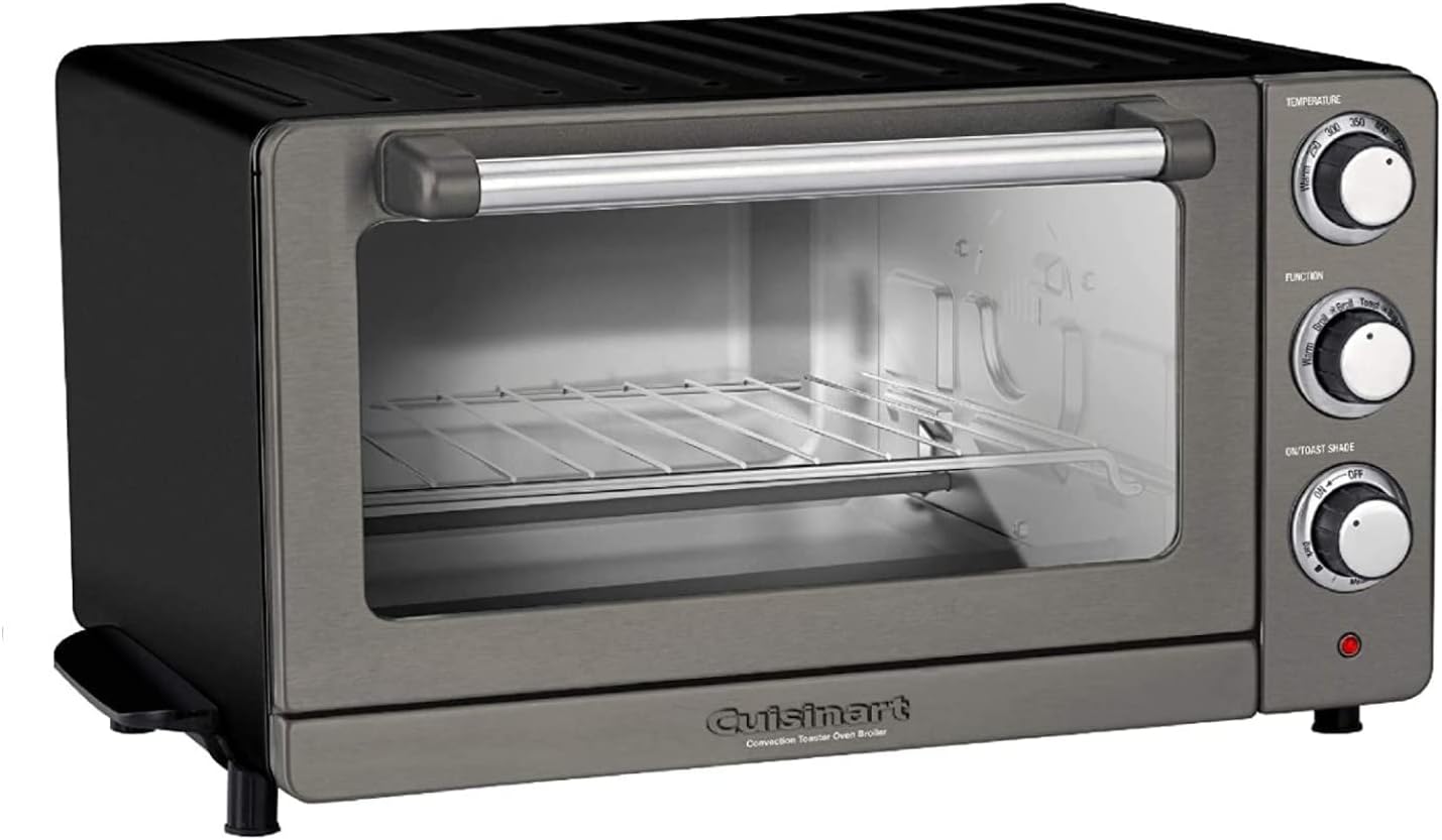 Cuisinart TOB-60N2BKS2FR Convection Toaster Oven Broiler Black Stainless - Certified Refurbished
