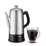 Cuisinart Classic 12-Cup Stainless Percolator, Silver