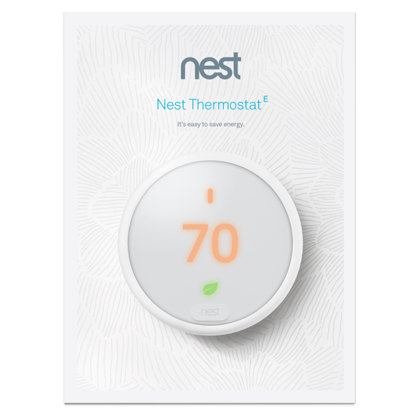 Google GT4001ES Nest E - Pro 3rd Generation Programmable Smart Thermostat for Home Compatible with Alexa