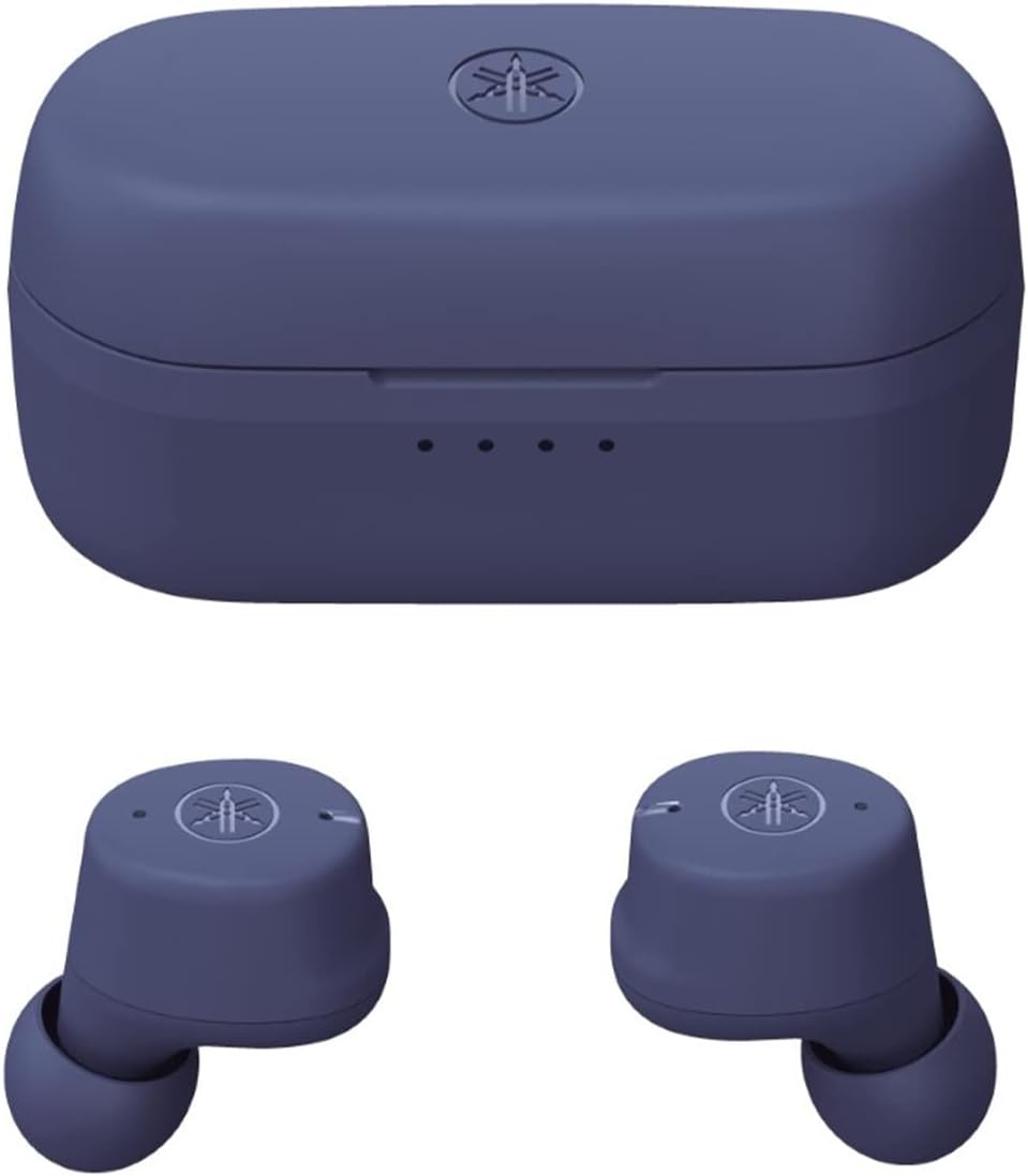 Yamaha True Sound Wireless Water Resistant Earbuds, Blue