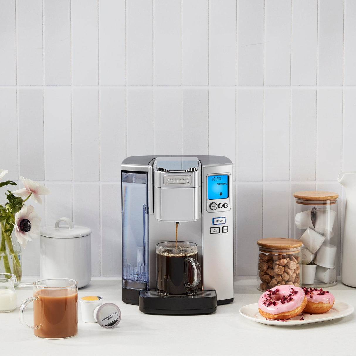 Cuisinart Premium Single Serve Brewer, Silver