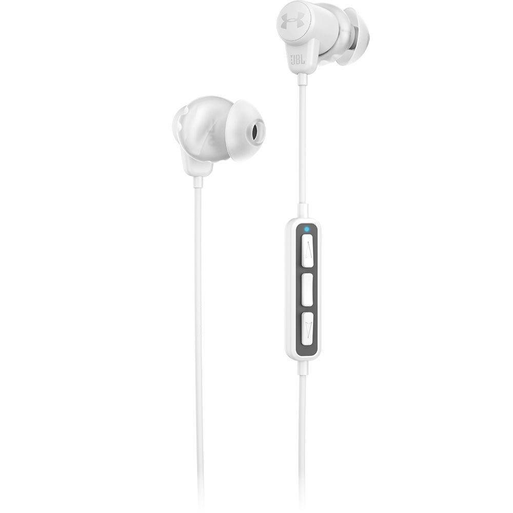 JBL Under Armour UAJBLIEBTWHT-Z Sport Wireless Headphones White Certified Refurbished