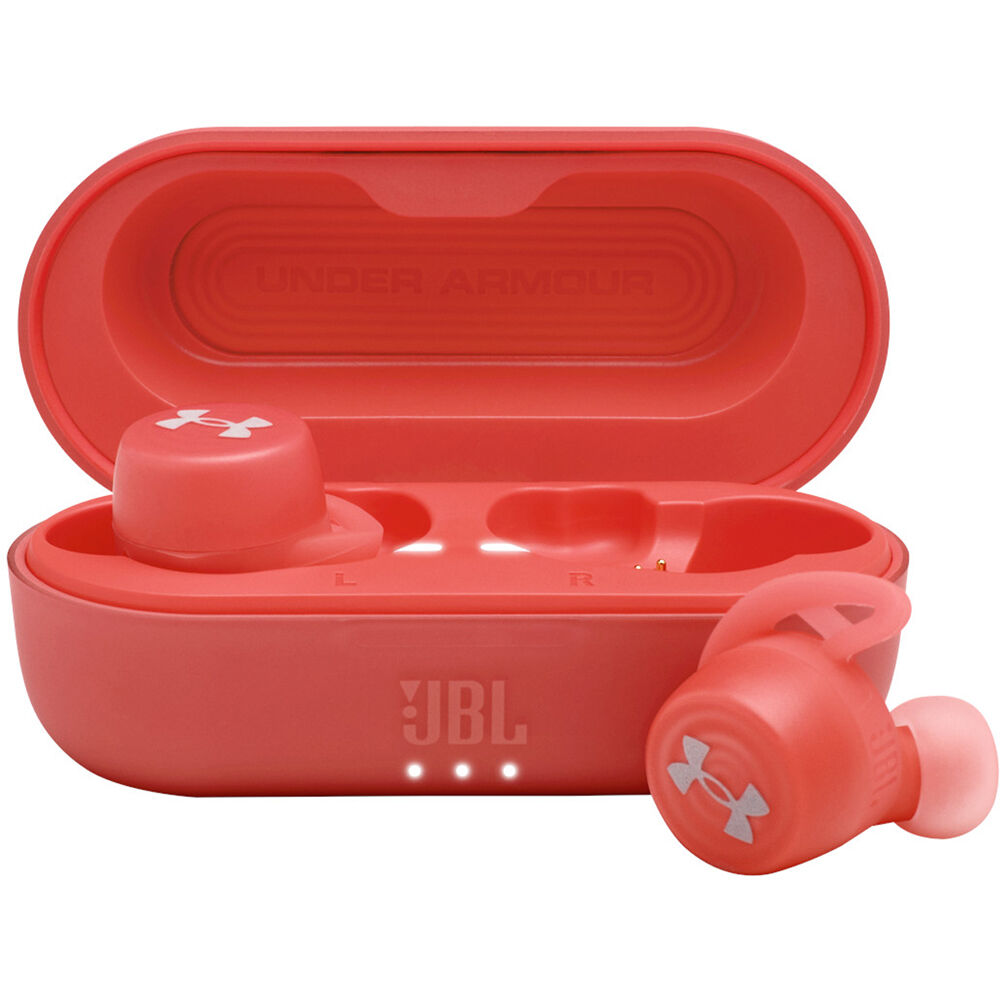 JBL Under Armour UAJBLSTREAKREDAM-Z True Wireless Streak Headphones Red Certified Refurbished