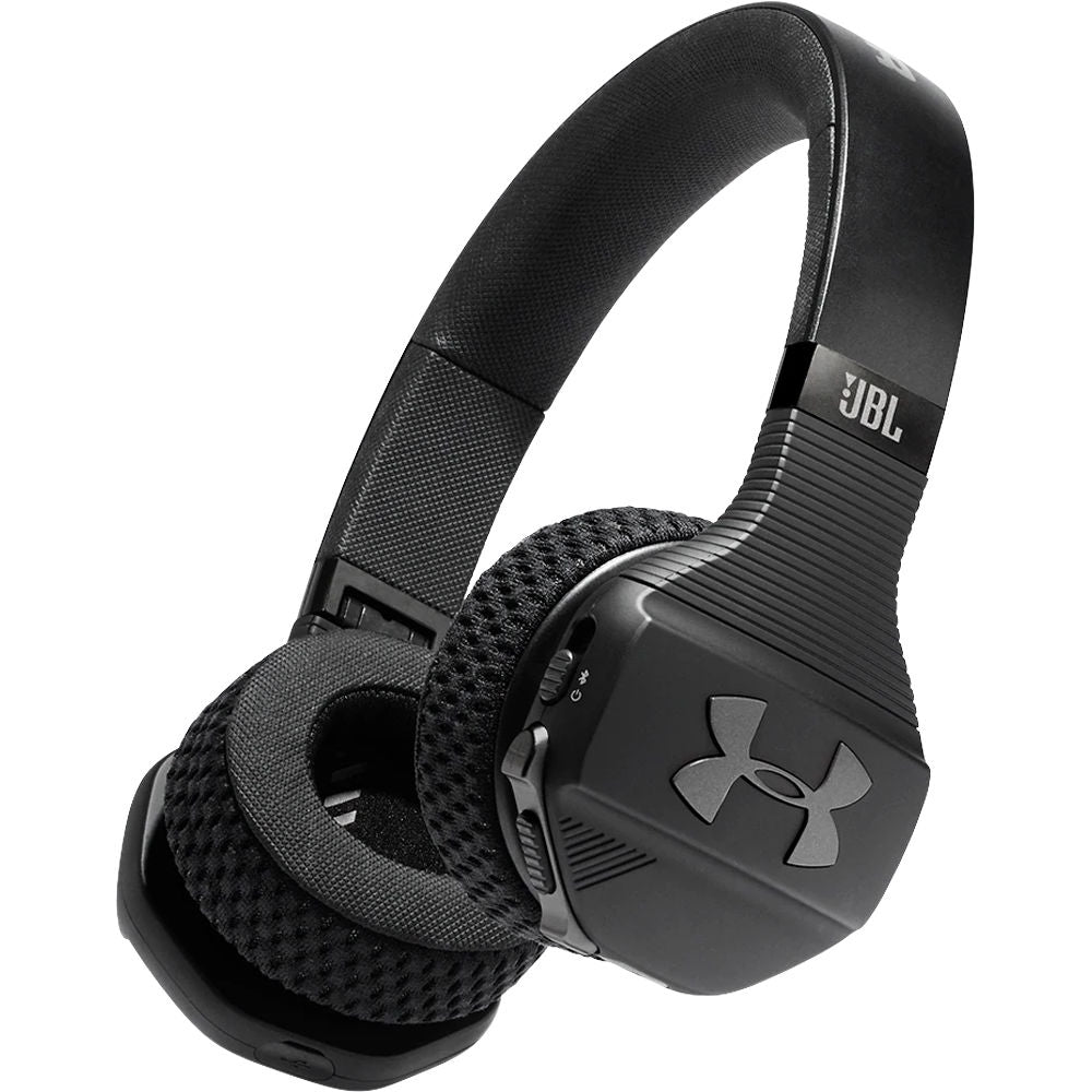 JBL Under Armour UAONEARBTBLK-Z Sport Train Wireless On-Ear Headphones Black/Silver Certified Refurbished