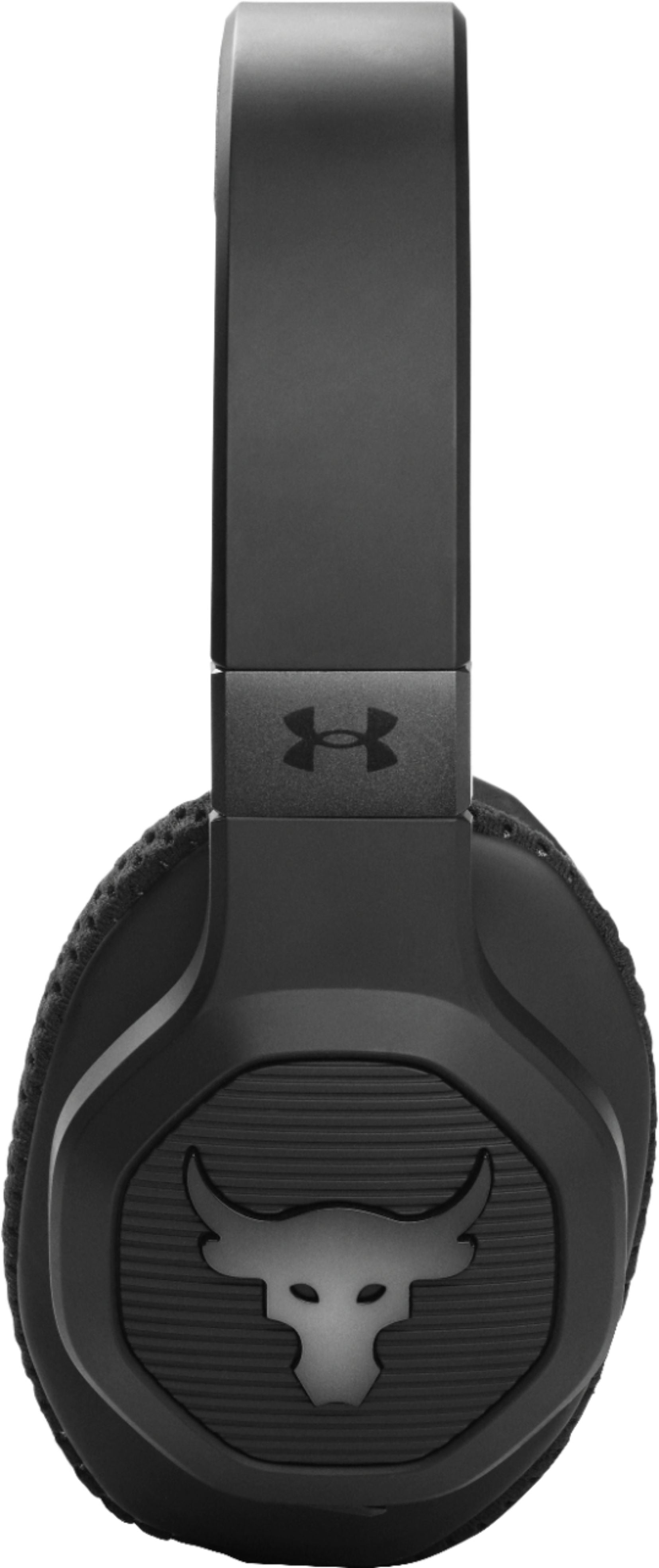 JBL Under Armour UAROCKOVEREARBTBAM-Z Project Rock Over-Ear Training Headphones Black Certified Refurbished