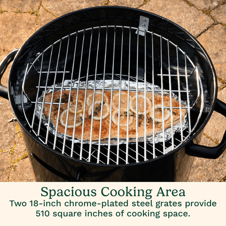 Cuisinart 18" Vertical Charcoal Smoker, Black
