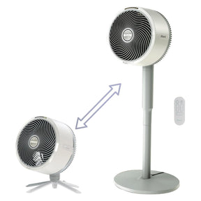 Shark FlexBreeze Indoor & Outdoor Fan with Pedestal & Tabletop, Portable, Remote, Quiet, Corded & Cordless, White - Open Box