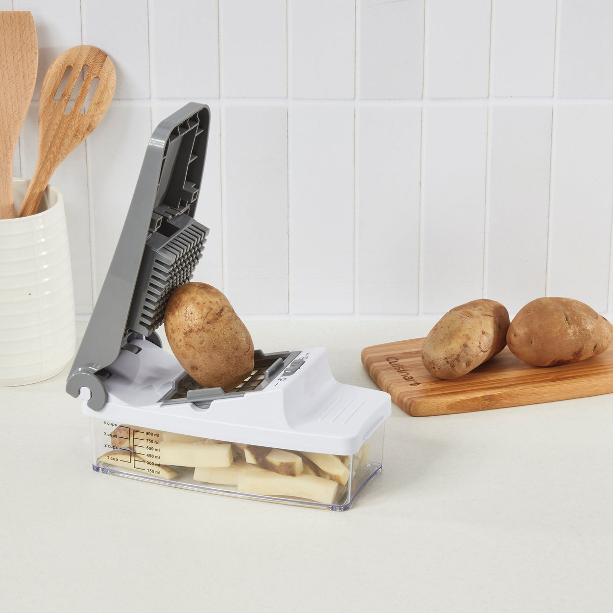 Cuisinart PrepExpress® Vegetable & Fruit Chopper, White & Gray