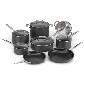 Cuisinart Chef's Classic™ Nonstick Hard Anodized Cookware 13 Piece Set, Black