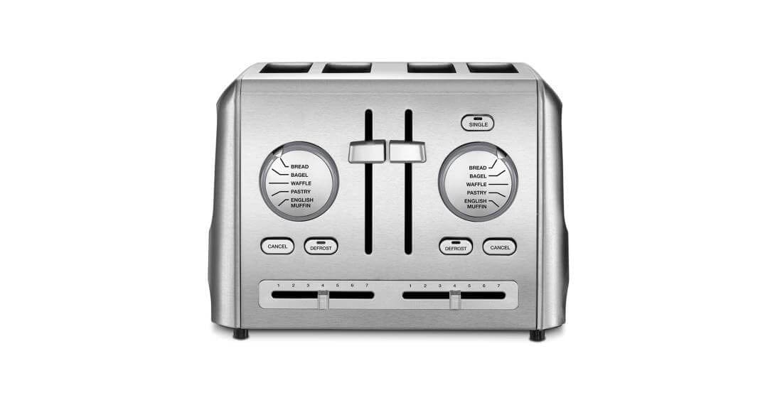 Cuisinart 4 Slice Custom Select Toaster, Silver