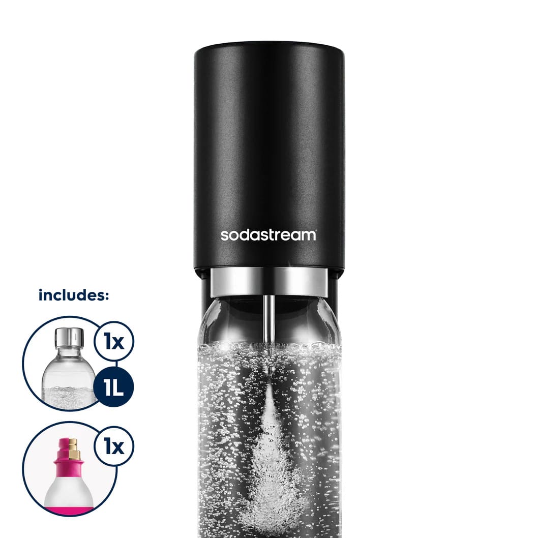 SodaStream Enso Sparkling Water Maker Starter Kit, Black