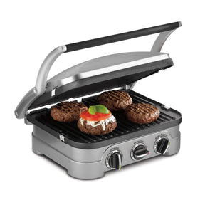 Cuisinart Griddler® Indoor Grill - Griddle and Panini Press, Silver