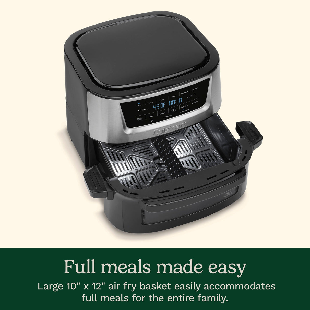 Cuisinart 9-qt  Basket Air Fryer, Black