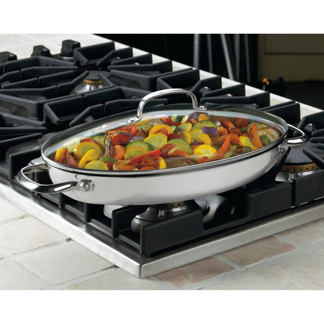 Cuisinart Classic Entertaining Collection 13.5" Oval Buffet Server, Silver