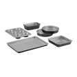 Cuisinart 6 Piece Bakeware Set, Silver