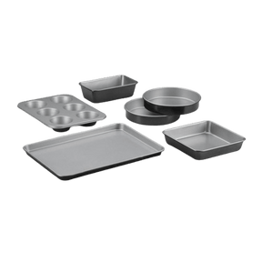 Cuisinart 6 Piece Bakeware Set, Silver