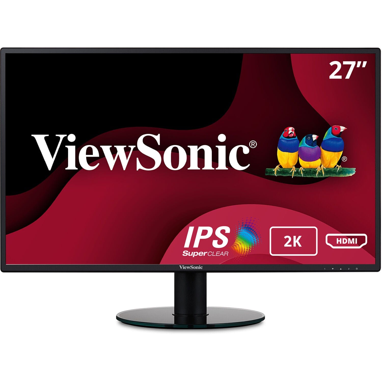 ViewSonic 27" IPS 2K Frameless LED Monitor - Certified Refurbished