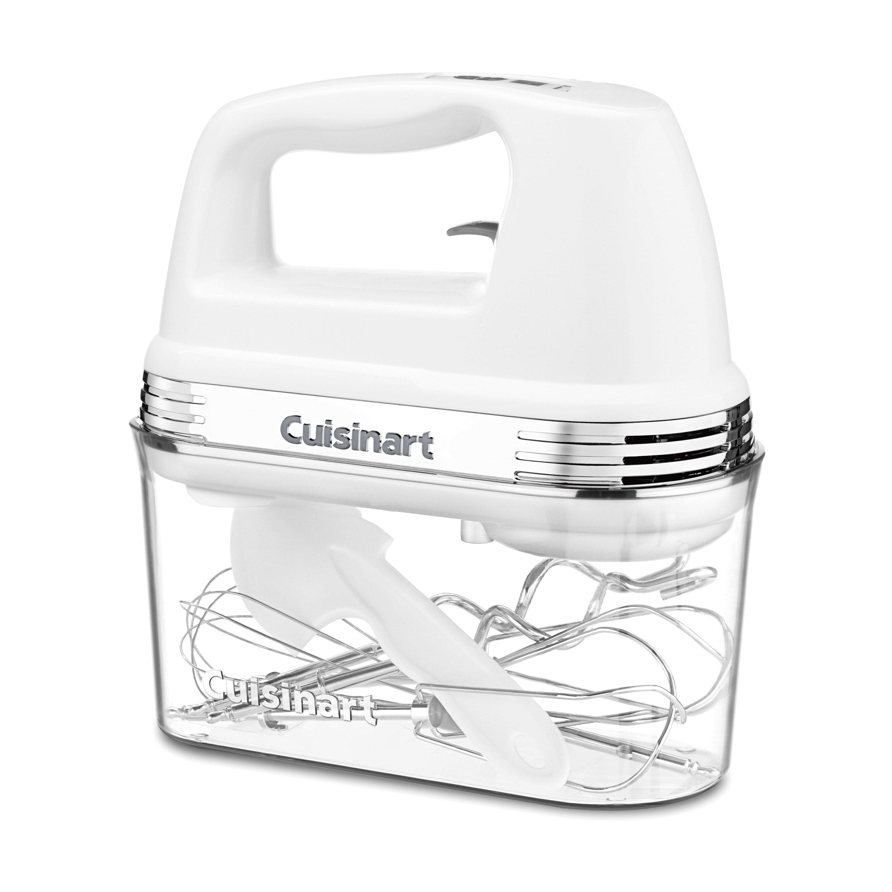 Cuisinart Power Advantage PLUS 9 Speed Hand Mixer with Storage Case, White