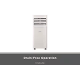 Vissani 5000 BTU 115V 3-in-1 Portable Air Conditioner with Dehumidifier and Remote for Rooms up to 150 sq. ft., White - Certified Refurbished