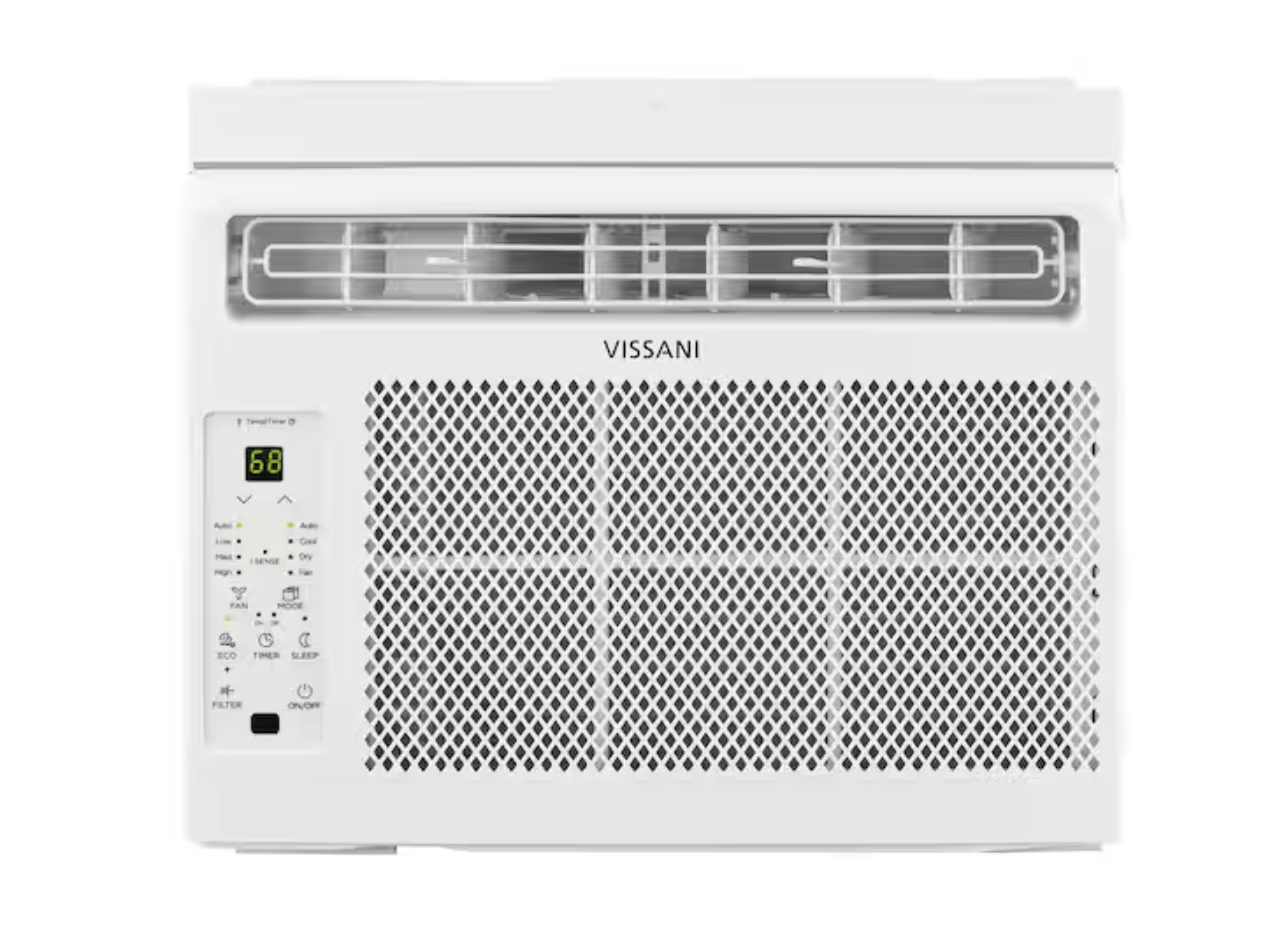 Vissani 5000 BTU 115V Window Air Conditioner for Rooms up to 150 sq. ft., White - Certified Refurbished