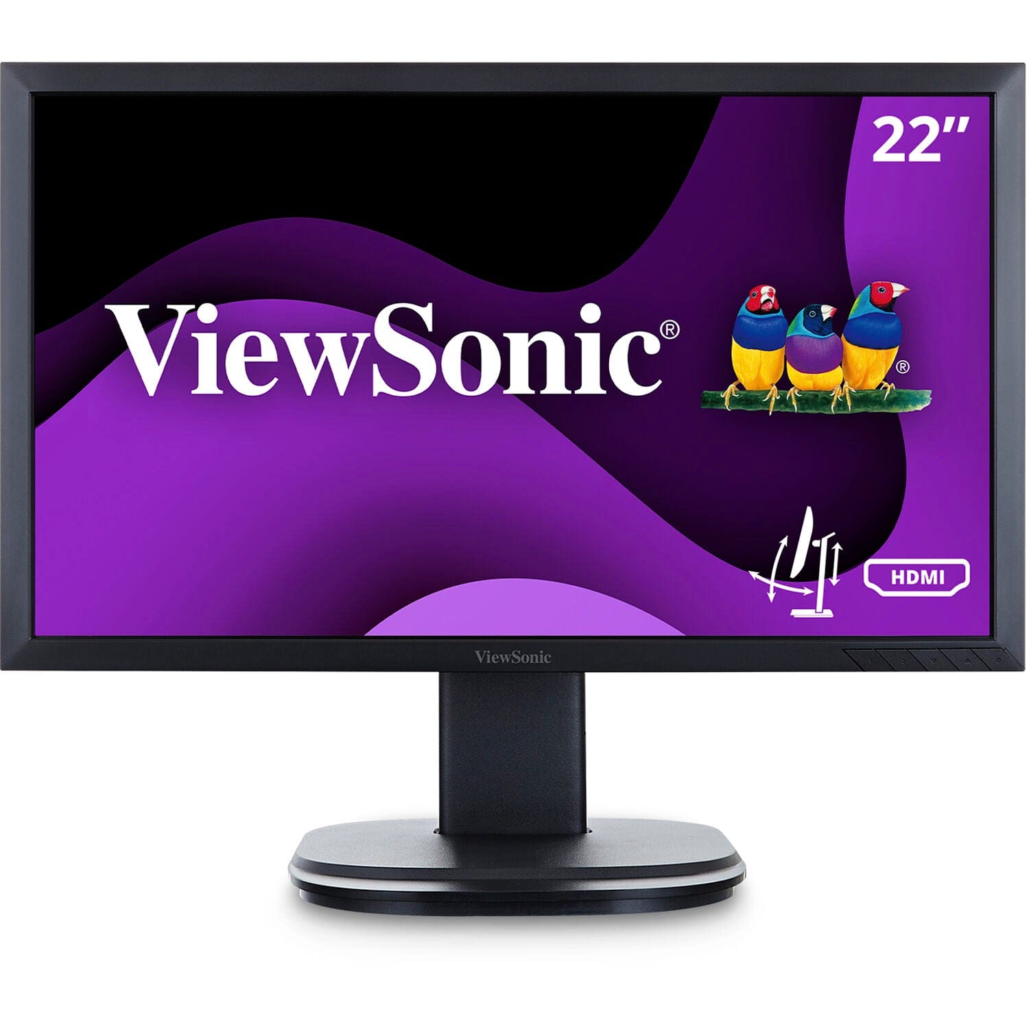 ViewSonic 22" 1080p Ergonomic LED Monitor