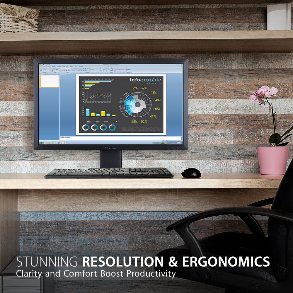 ViewSonic 22" 1080p Ergonomic LED Monitor